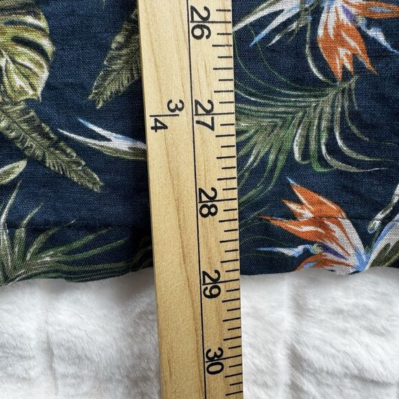 Bose Speakers Linen Hawaiian Shirt Men's XL Allover Print Tropical Floral Print - Picture 4 of 14